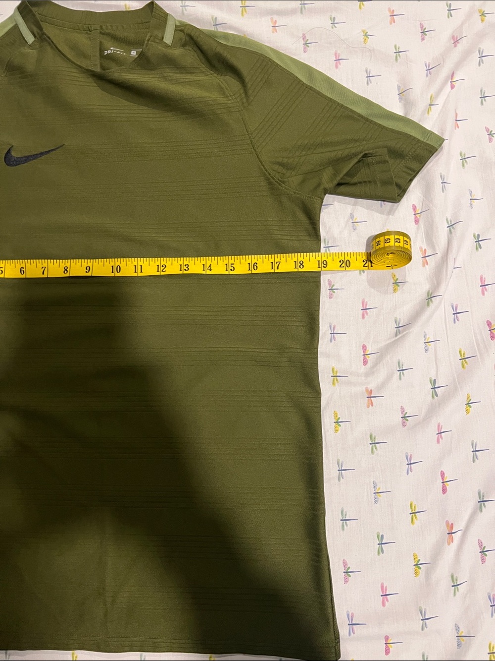 Nike Olive Green Dri-FIT Athletic Tee - Picture 7 of 9